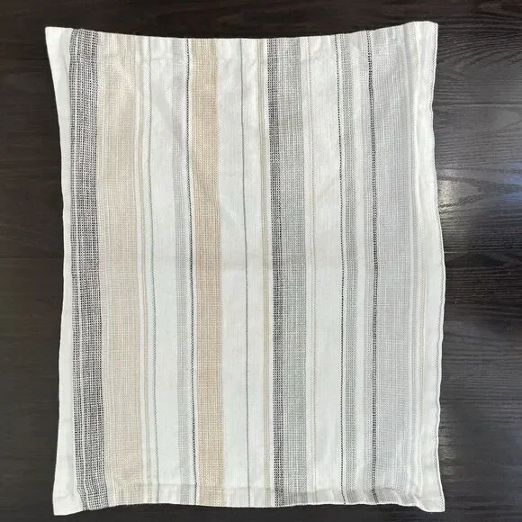 Pottery Barn Clayton Stripe King/California King Duvet Cover & 2 Standard Shams - Picture 10 of 13